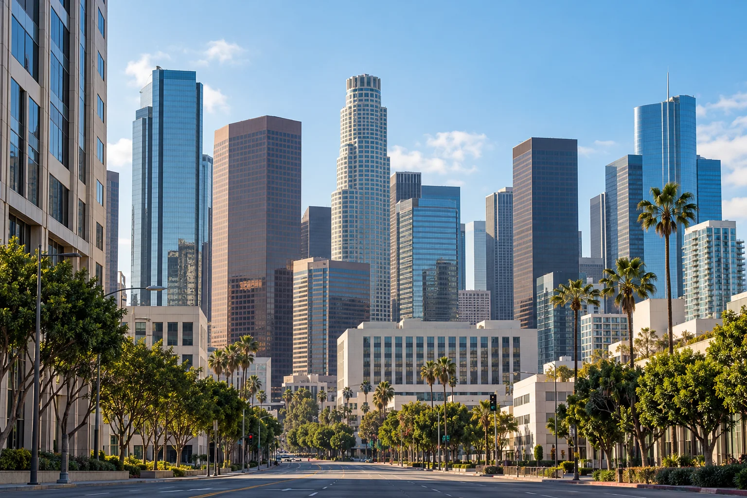 Illustrative Los Angeles Metro regional scene