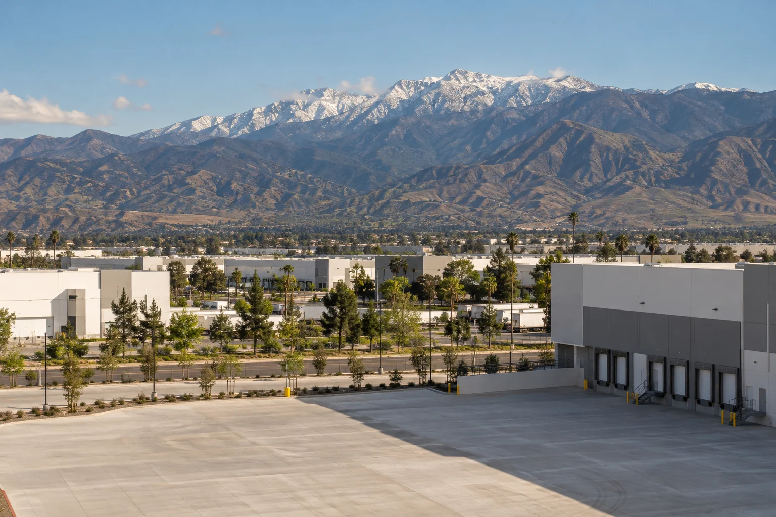 Illustrative San Bernardino & Inland Empire regional scene