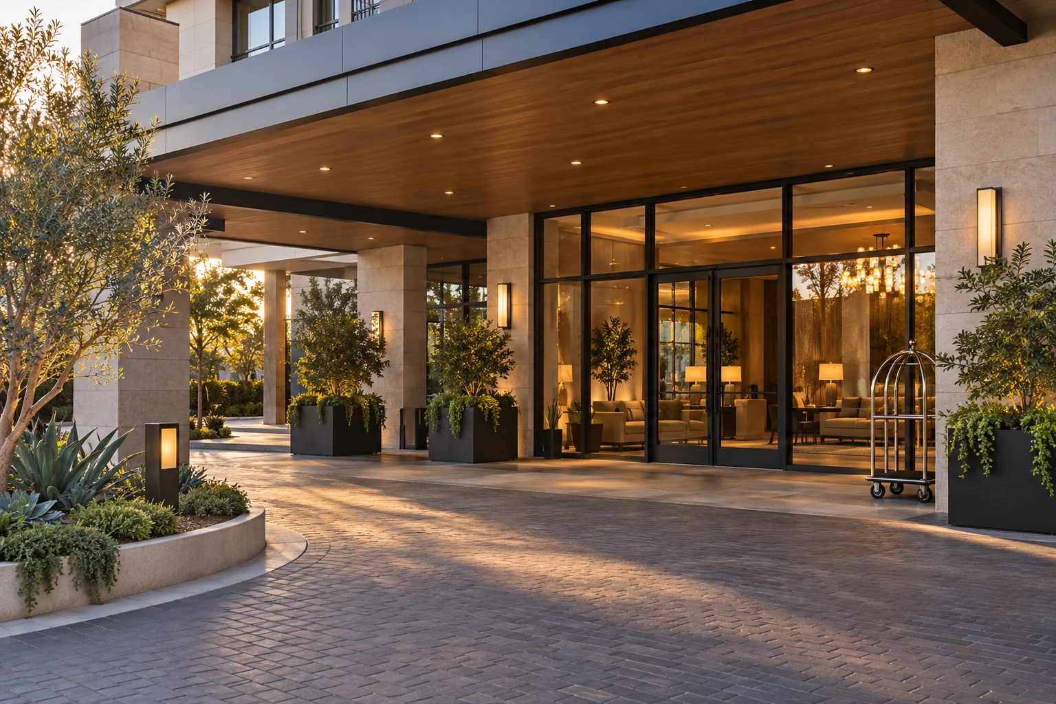 Illustrative hospitality property