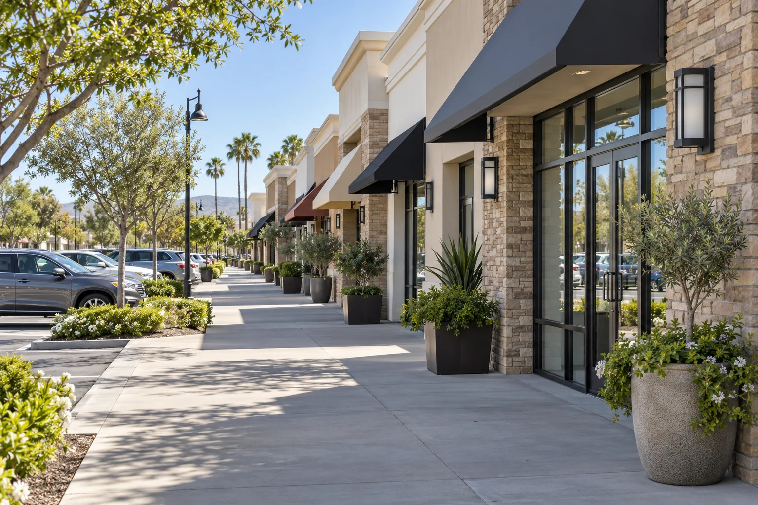 Illustrative retail property